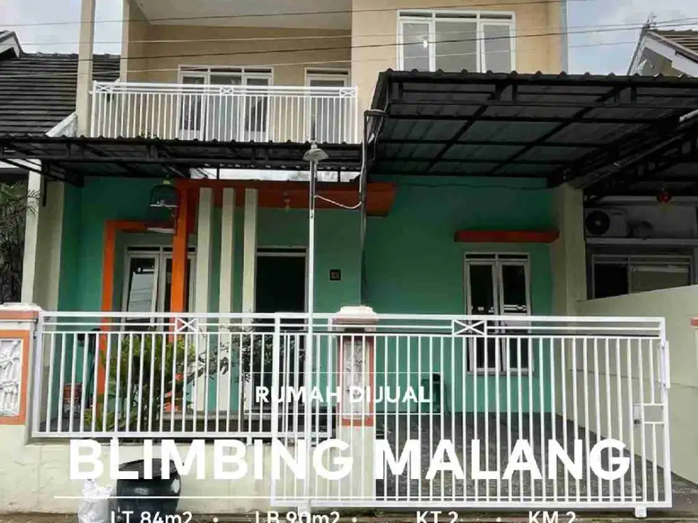 Dijual Rumah 2 Lantai Dekat Terminal Arjosari, Plaza Araya, Universitas Binus Malang