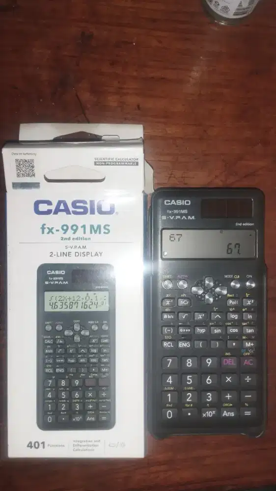KALKULATOR SCIENTIFIC CASIO FX-991MS - HSC 2025