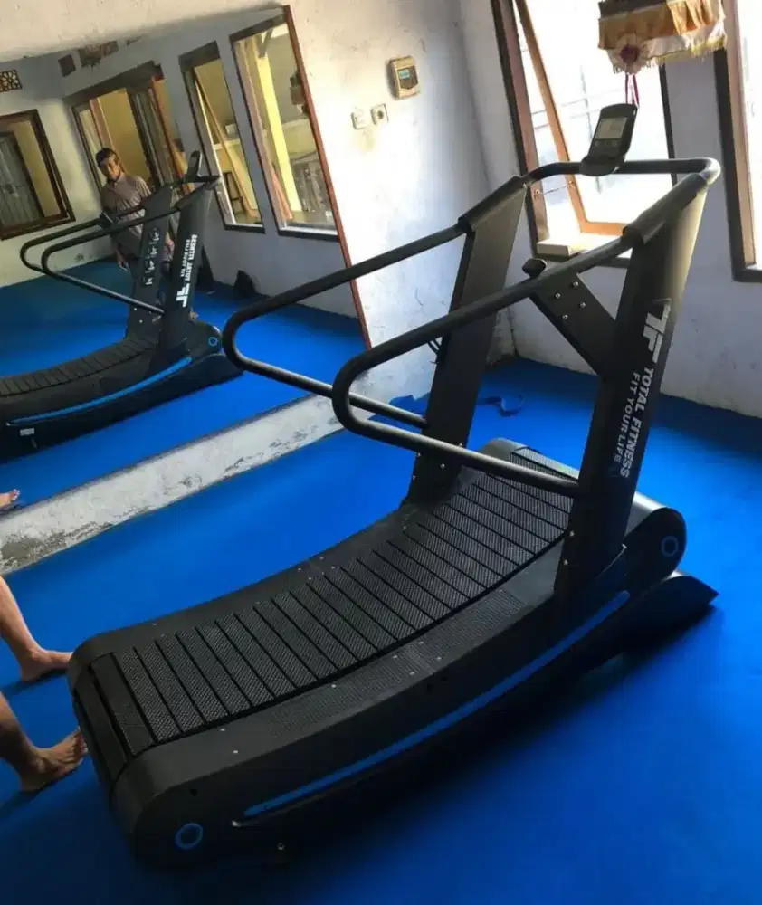 TREADMILL COMERCIAL MANUAL CURVE TL 800 ALAT FITNESS GYM CENTER