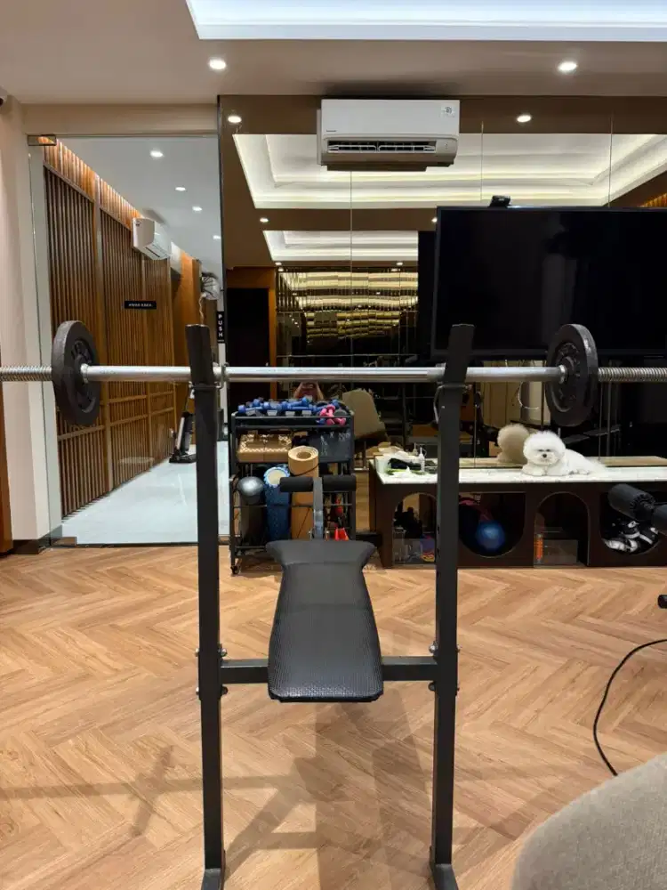 Alat gym weight banch