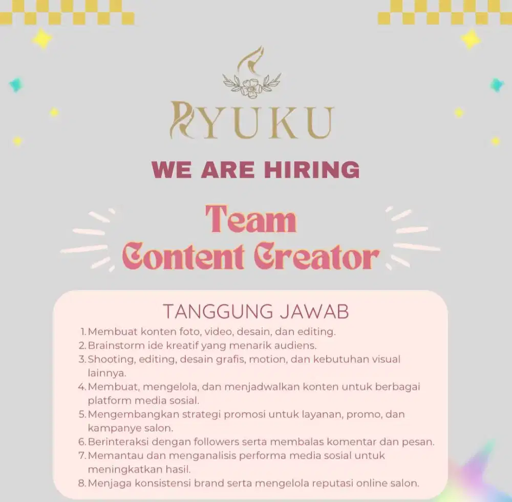 Content creator salon