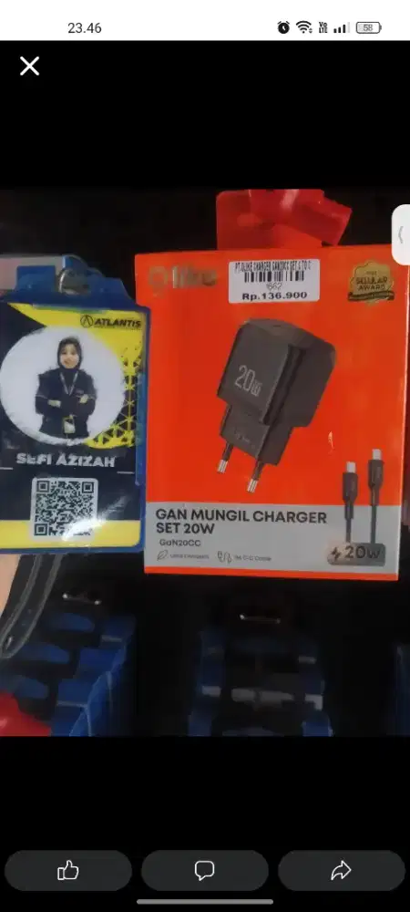 OLIKE CHARGER GAN20CC SET C TO C | ATLANTIS DAHSYAT