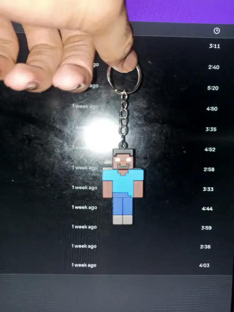 Gantungan Kunci Steve Minecraft