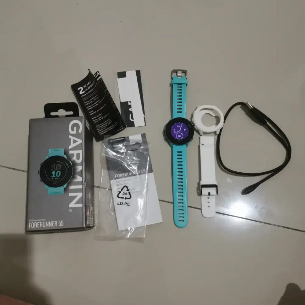 Garmin forerunner 55 - warna Aqua