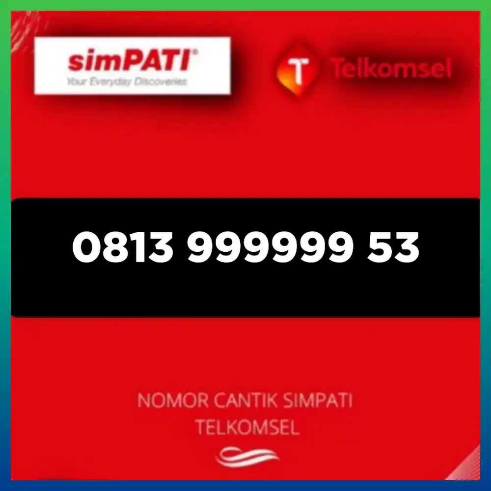 Nomor cantik simpati Telkomsel super