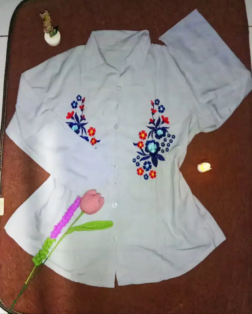 Kemeja motif bunga - HSC 2025