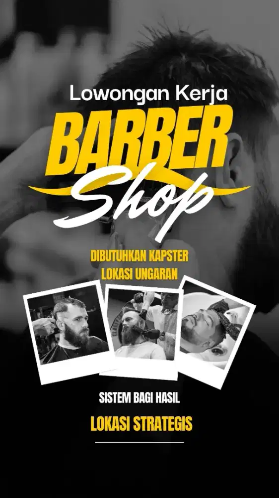 Dicari kapster barbershop