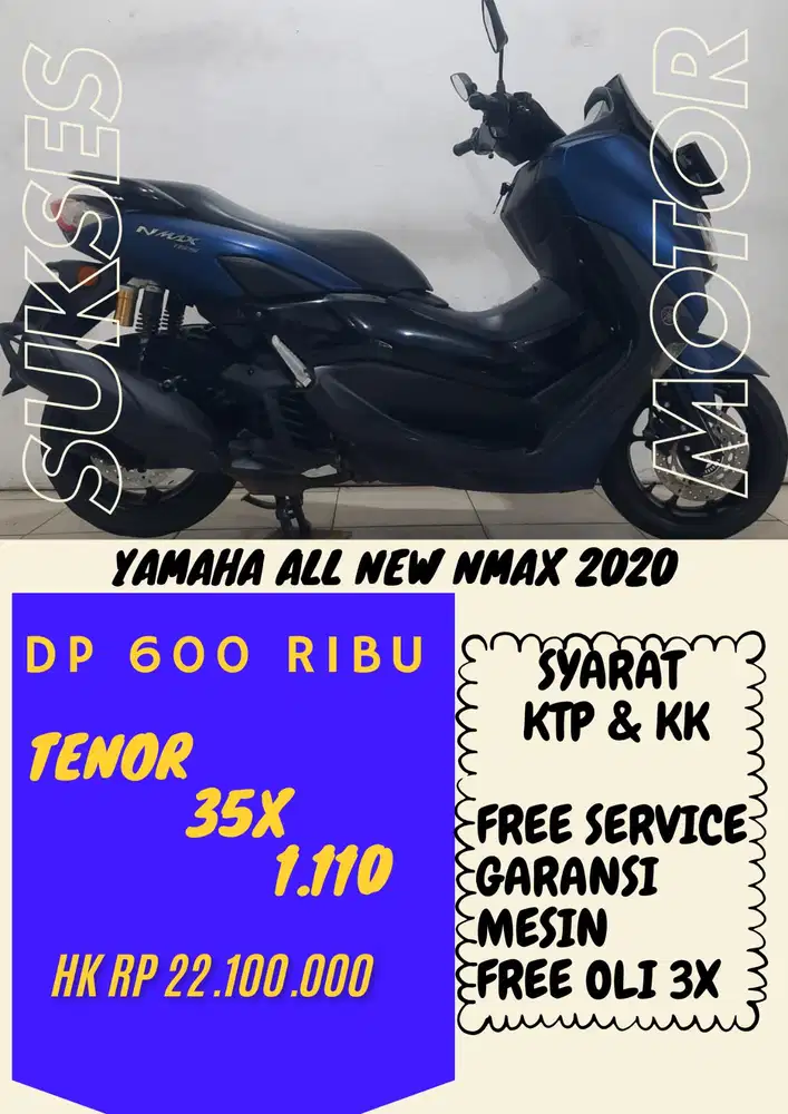 DP MURAH YAMAHA ALL NEW NMAX 2020 BISA CASH/KREDIT BIAA MENGGUNAKAN CC