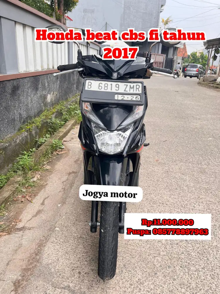 (B) honda beat cbs Fi 2017