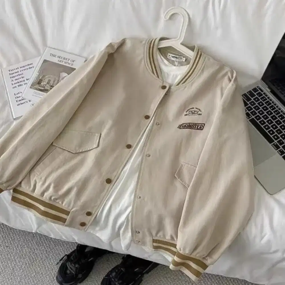 Baseball Varsity Mocha Listed Premium Outerwear Jaket Remaja Wanita