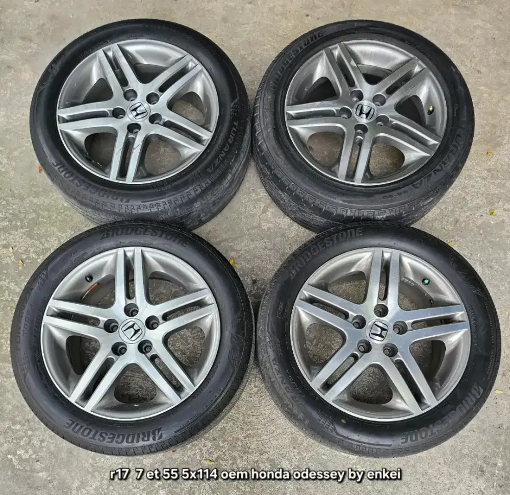 Velg ring 17 oem odessey ra6 pcd 5x114 enkei