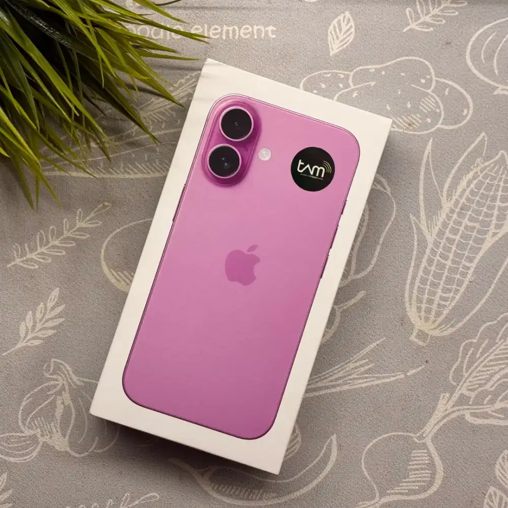 NEW iPhone 16 iBox 128GB PINK Garansi Baru