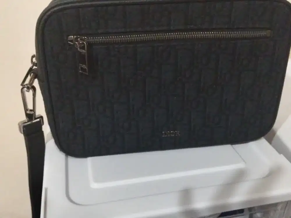  Dior

Oblique Jacquard Pouch Black