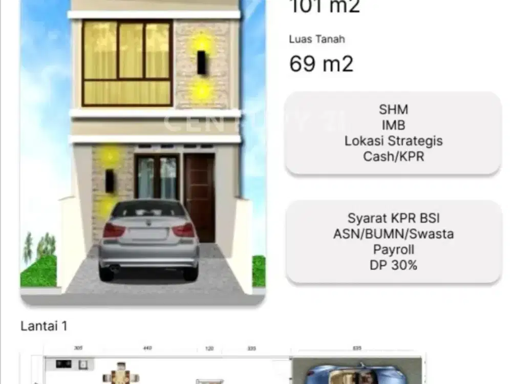 Rumah Lux New Brand Minimalis Bergaya Magnolia Di Joharbaru