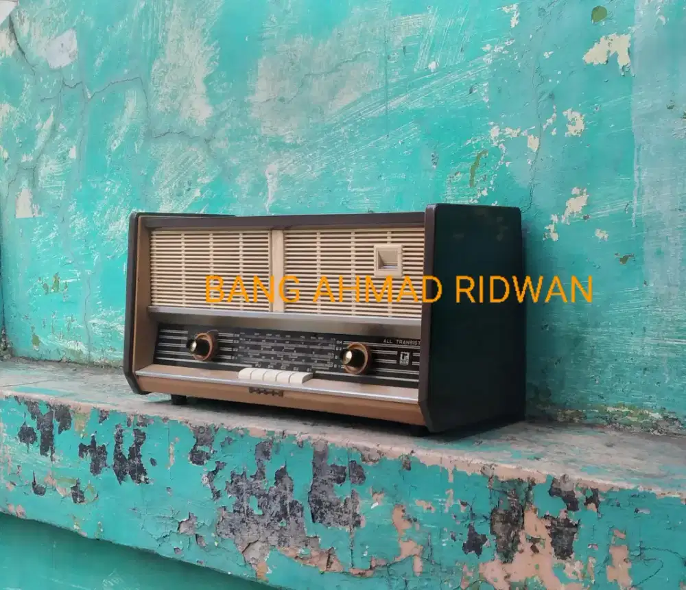 RALIN radio all transistor antik jadul kuno tua klasik MW AM SW kayu