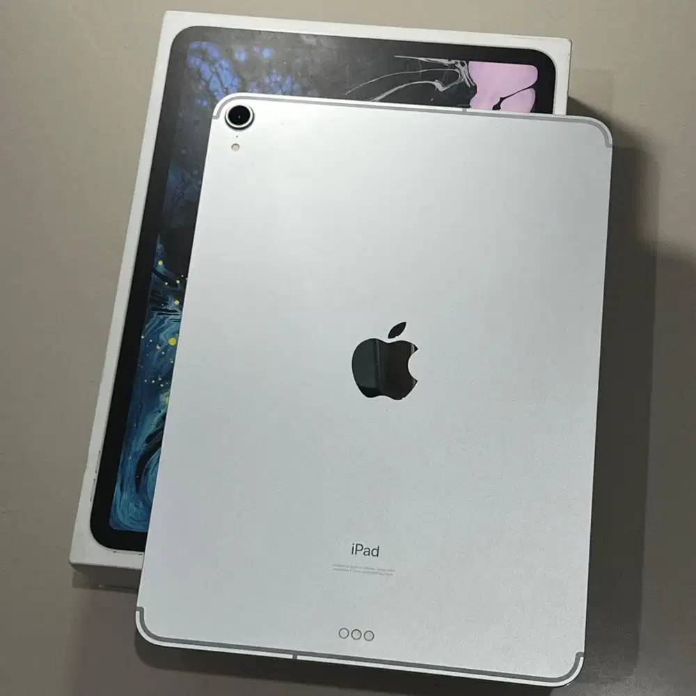 Ipad pro 2018 (gen 1) 64gb ibox wifi + cell original fullset