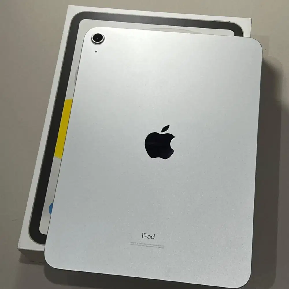 Ipad 10 256gb silver original fullset wifi only