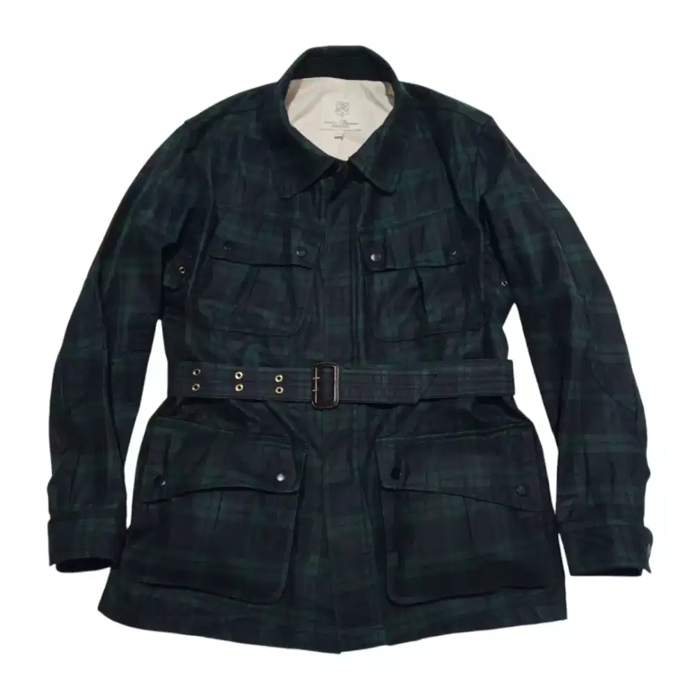 CLASSIC By RACOON The Paratropeer Style  Canvas Tartan Jacket
