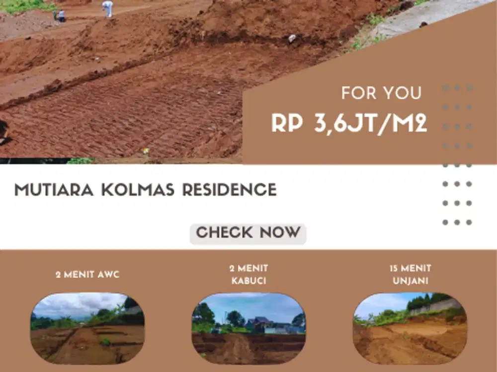 Lihat Pemandangan 4 Kota dari Kavling Kami! Mutiara Kolmas: Buktikan Langsung View Terluas Pagi Ini