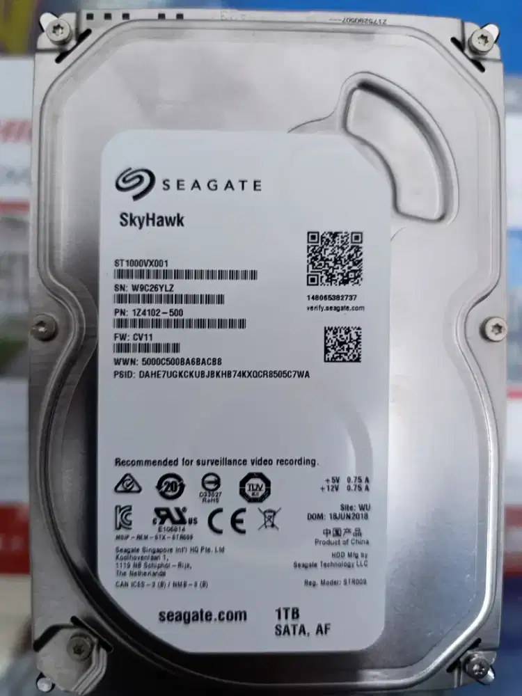 Harddisk Seagate Skyhawk 1 TB