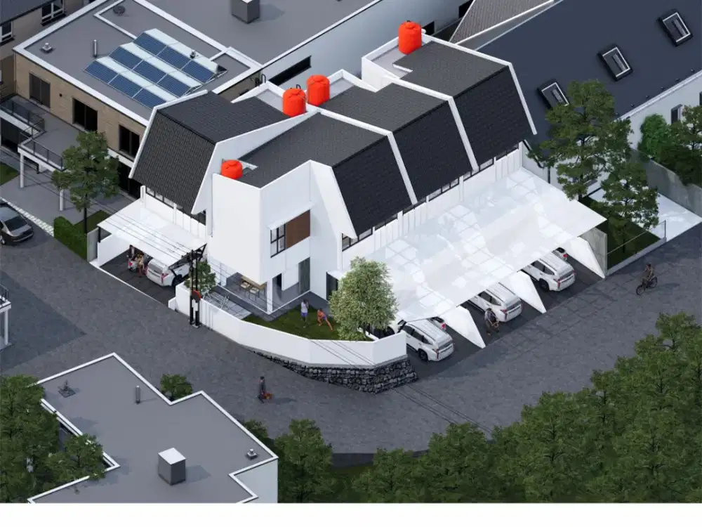 Rumah 3 Kamar di Kota Bandung dengan Desain Kontemporer
