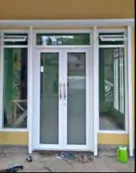 Pasang Kusen Alumunium - Aluminium + Partisi - Sekat - Plafon Gypsum