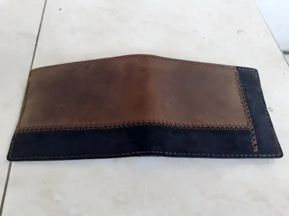 Dompet Kulit Sapi Asli Aesthetic Seni Bordir