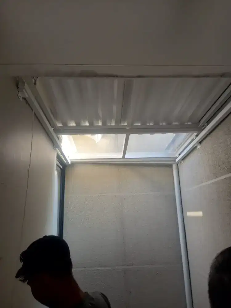 Kanopi atap alderon dobel layar