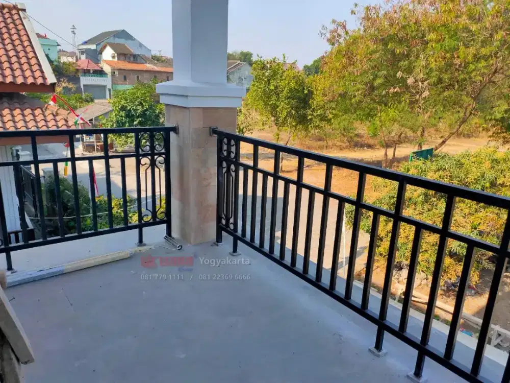 Reling tangga hollo galvanis