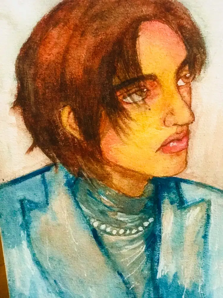 Lukisan The Man In Blue