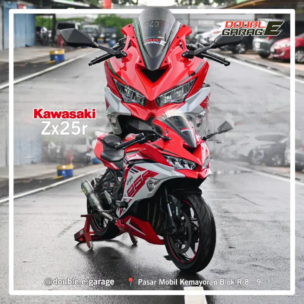 KAWASAKI ZX25R MERAH  2021 
‎WARNA LANGKA RED On WHITE