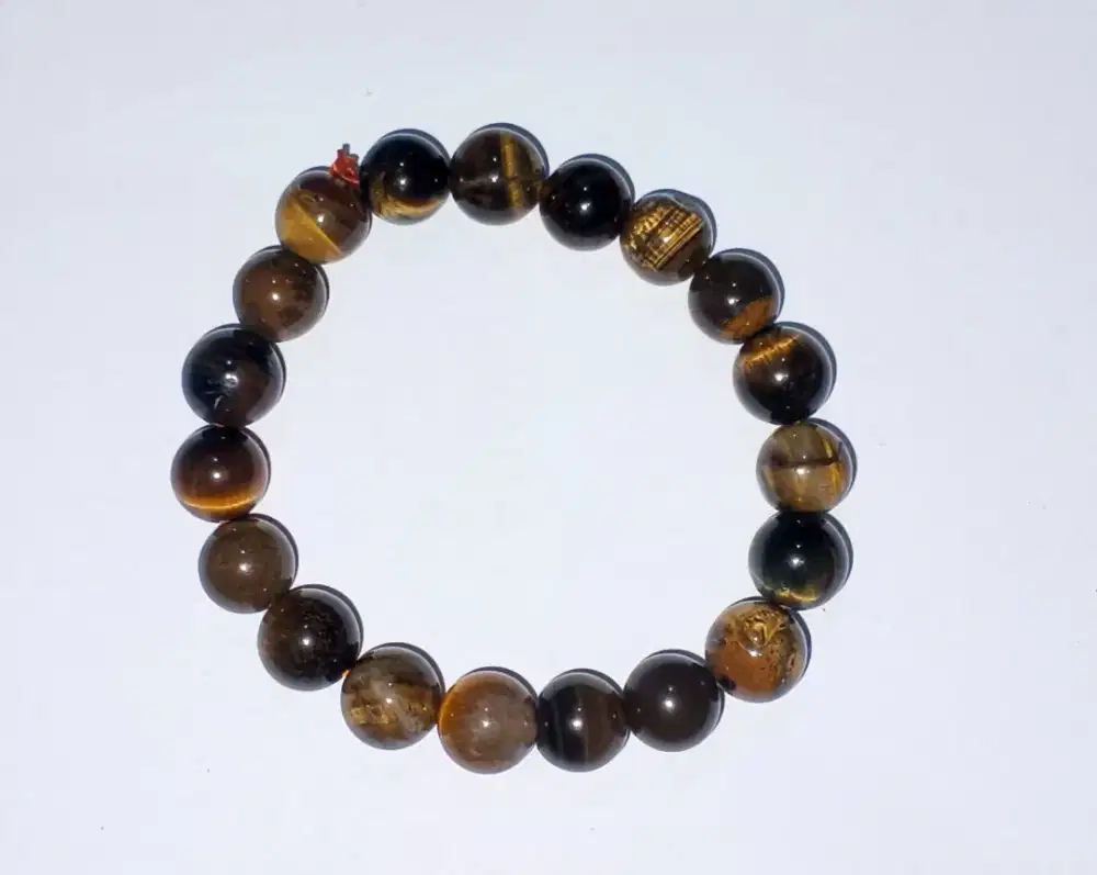 Gelang Mata Kucing Tiger eye 10mm