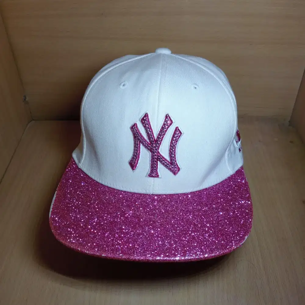 MLB New York Yankees Glitter Hotfix Snapback Original