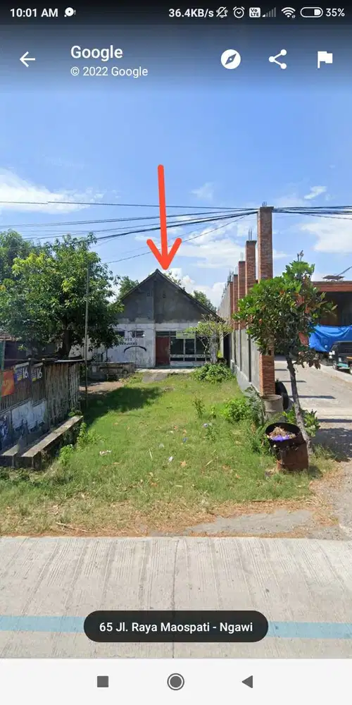 DIJUAL Tanah dan Bangunan Stategis, depan SAMPOERNA Geneng