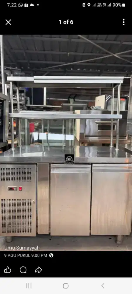 undercounter chiller 2 pintu