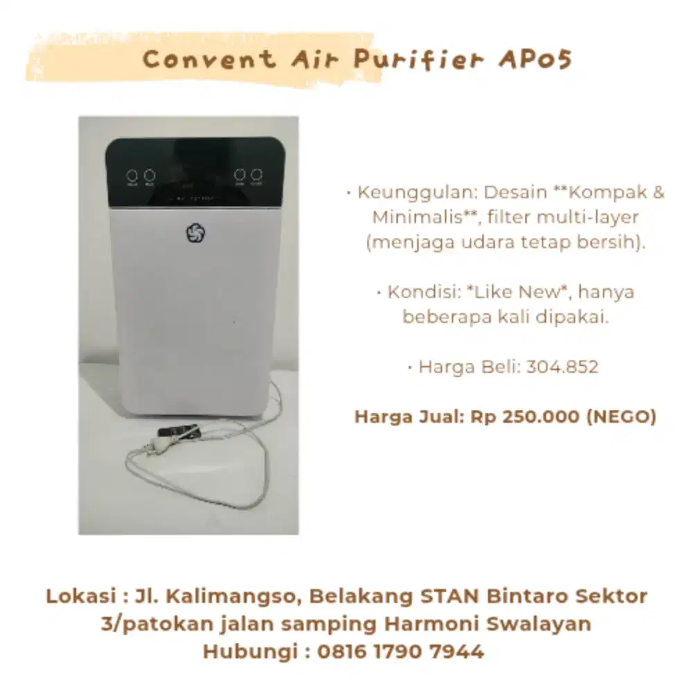 Convent Air Purifier AP05