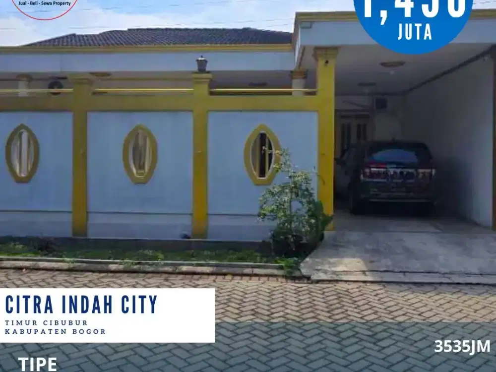 Dijual rumah dicitra indah city cileungsi jonggol bogor rumah siap huni
