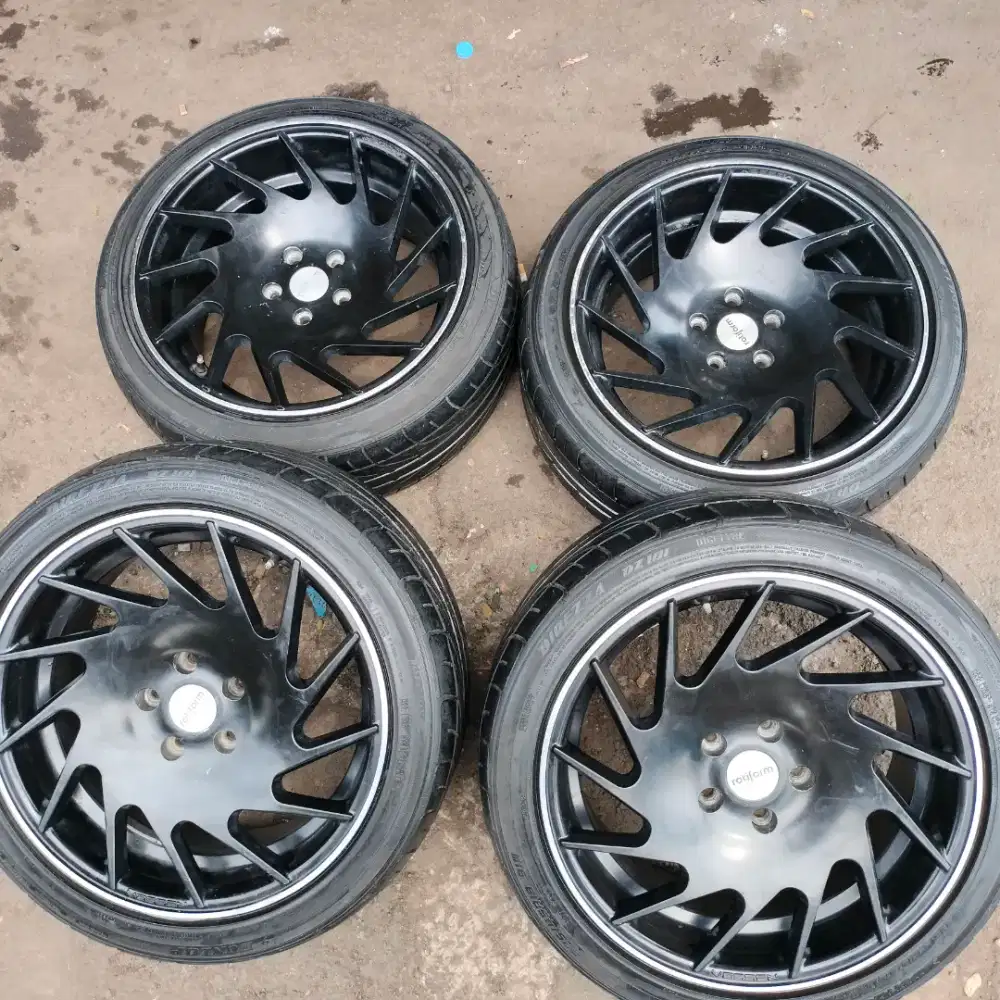 Velg rotiform ring 18x8-9 pcd 5x114,3 ET 42-38 ban 225/45 R18 APV dll