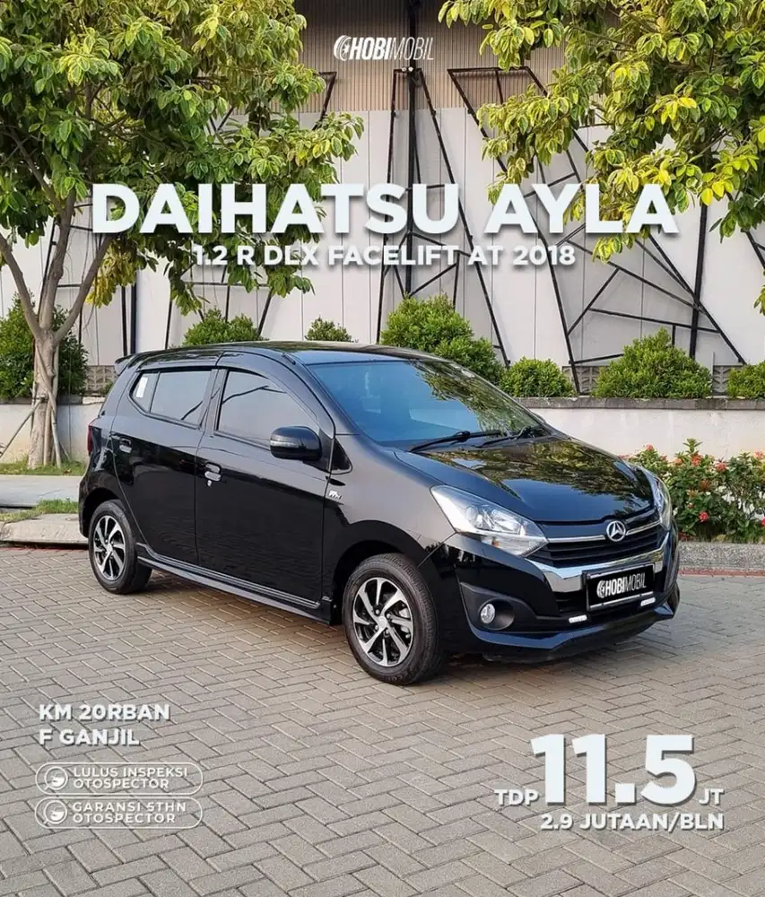 Ayla 1.2 R DLX Facelift AT Thn 2018