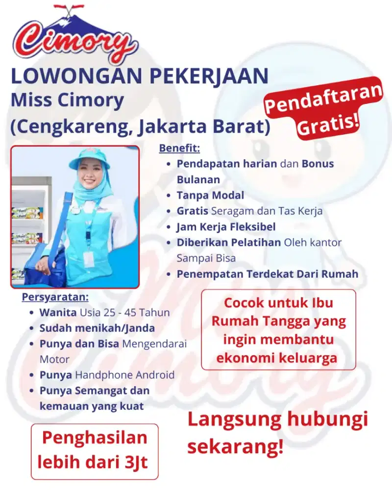 Lowongan Kerja Miss Cimory