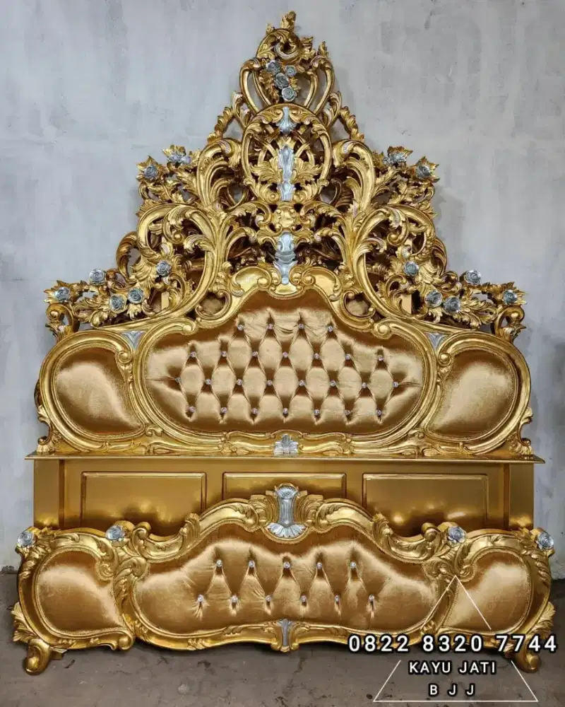 Tempat tidur ukuran Jepara jati