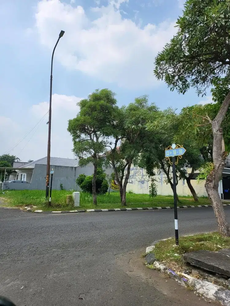 Akses Tol Cuma 5 Menit! Tanah Hoek Jalan Utama Metro Permata 1 (313m2)