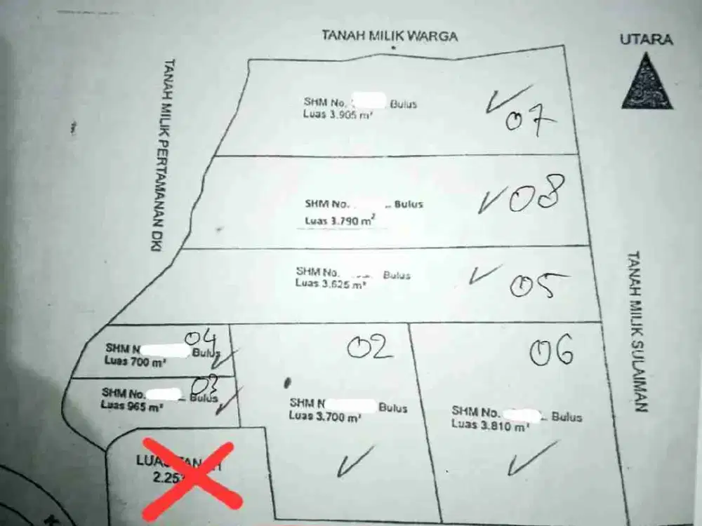 dibawah NJOP Tanah Strategis Luas 2 Ha Lebak Bulus