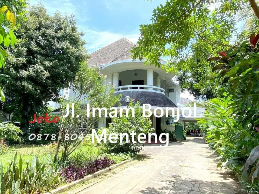 Rumah Asri Area VVIP Jl. Imam Bonjol, Menteng, Jakarta Pusat