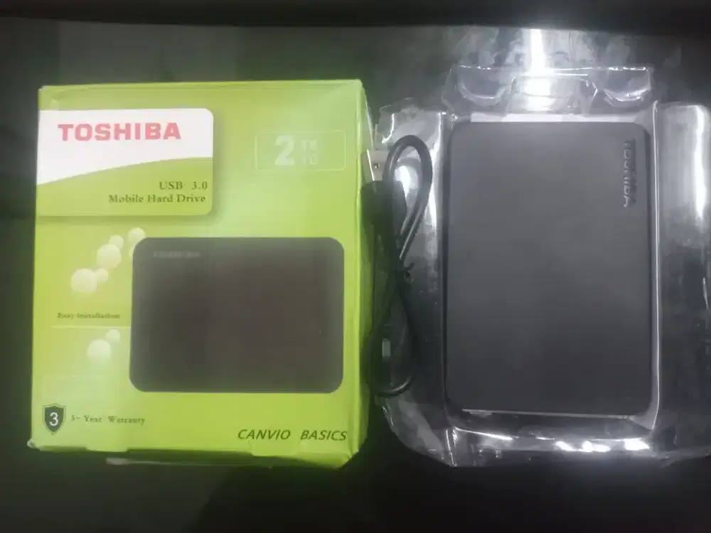 HD Ext Toshiba 2Tb mulus normal siap pake
