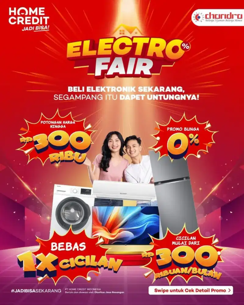 Cicilan mesin cuci dengan home credit