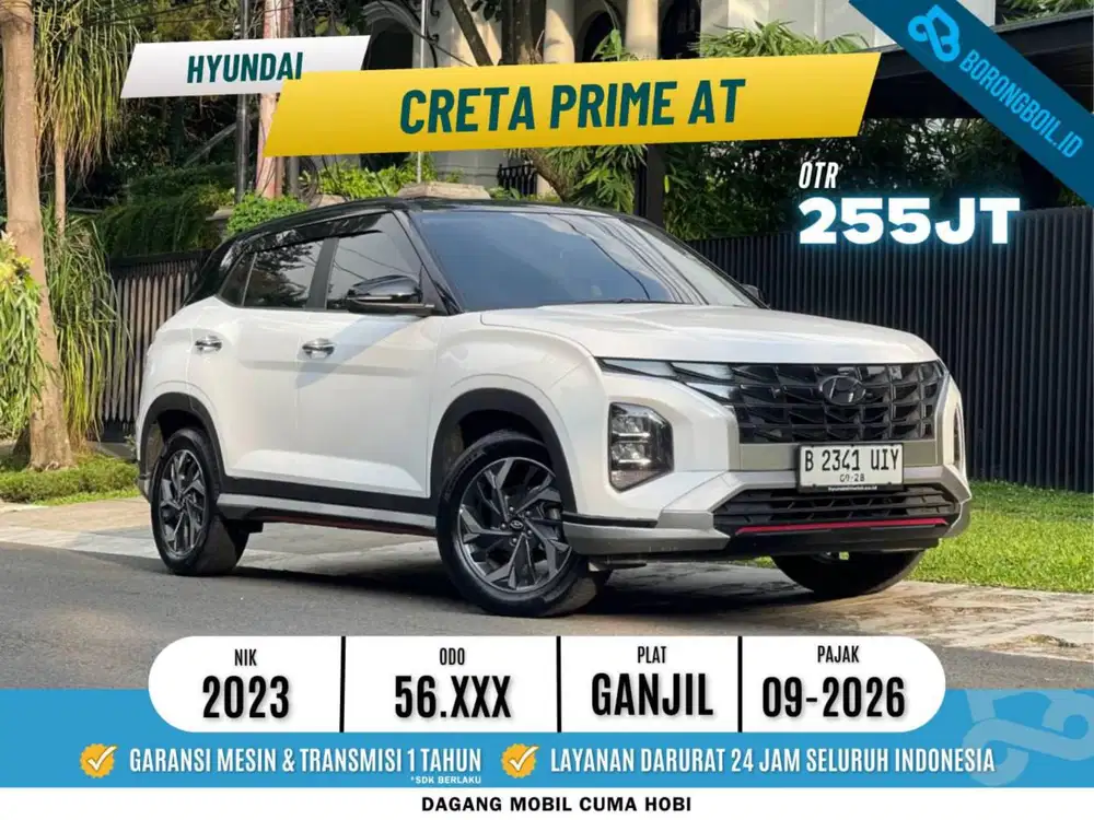 Hyundai Creta Prime  Two tone A/T Matic 2023 Putih