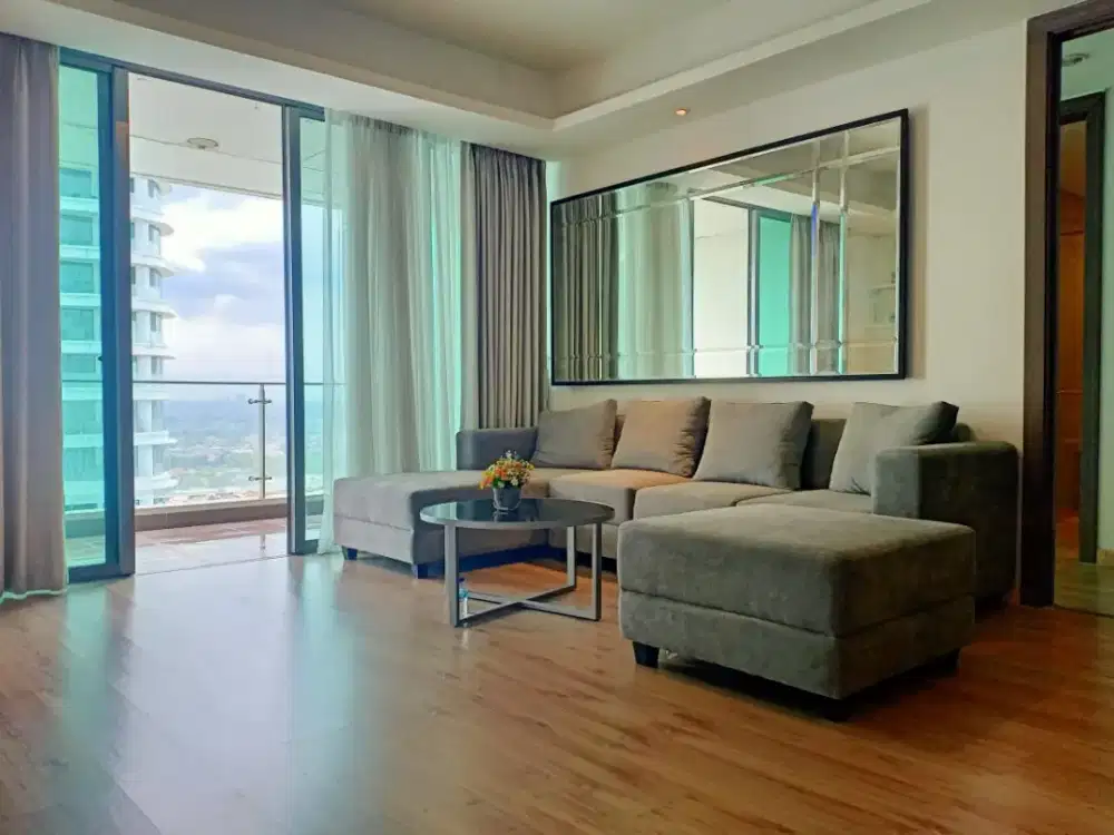 Disewakan Apartemen St Moritz 3BR, Full Furnished - Puri Indah