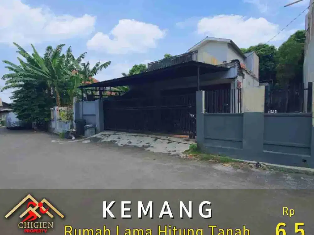 DIJUAL RUMAH LAMA HITUNG TANAH DI KEMANG JAKARTA SELATAN