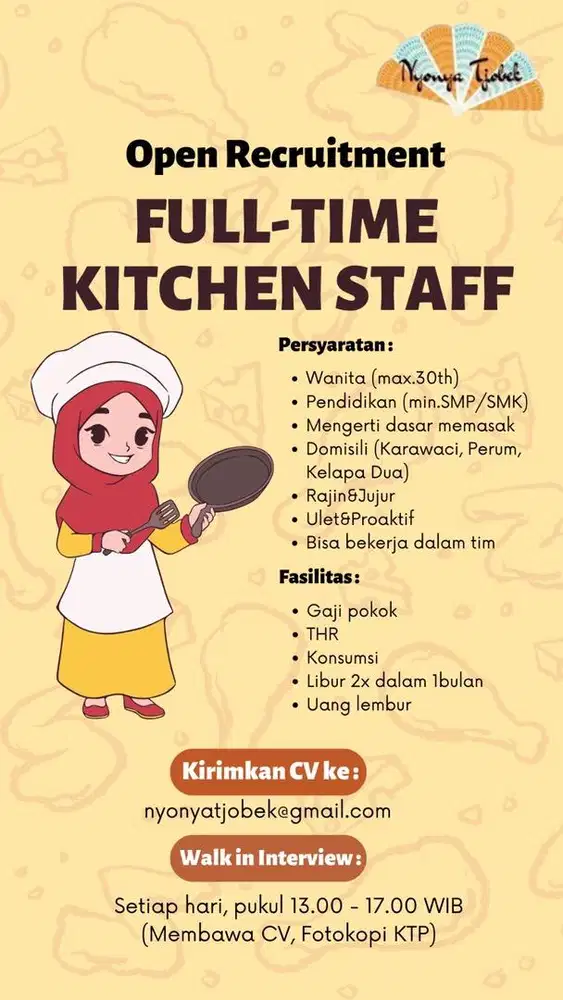 Loker kitchen staff